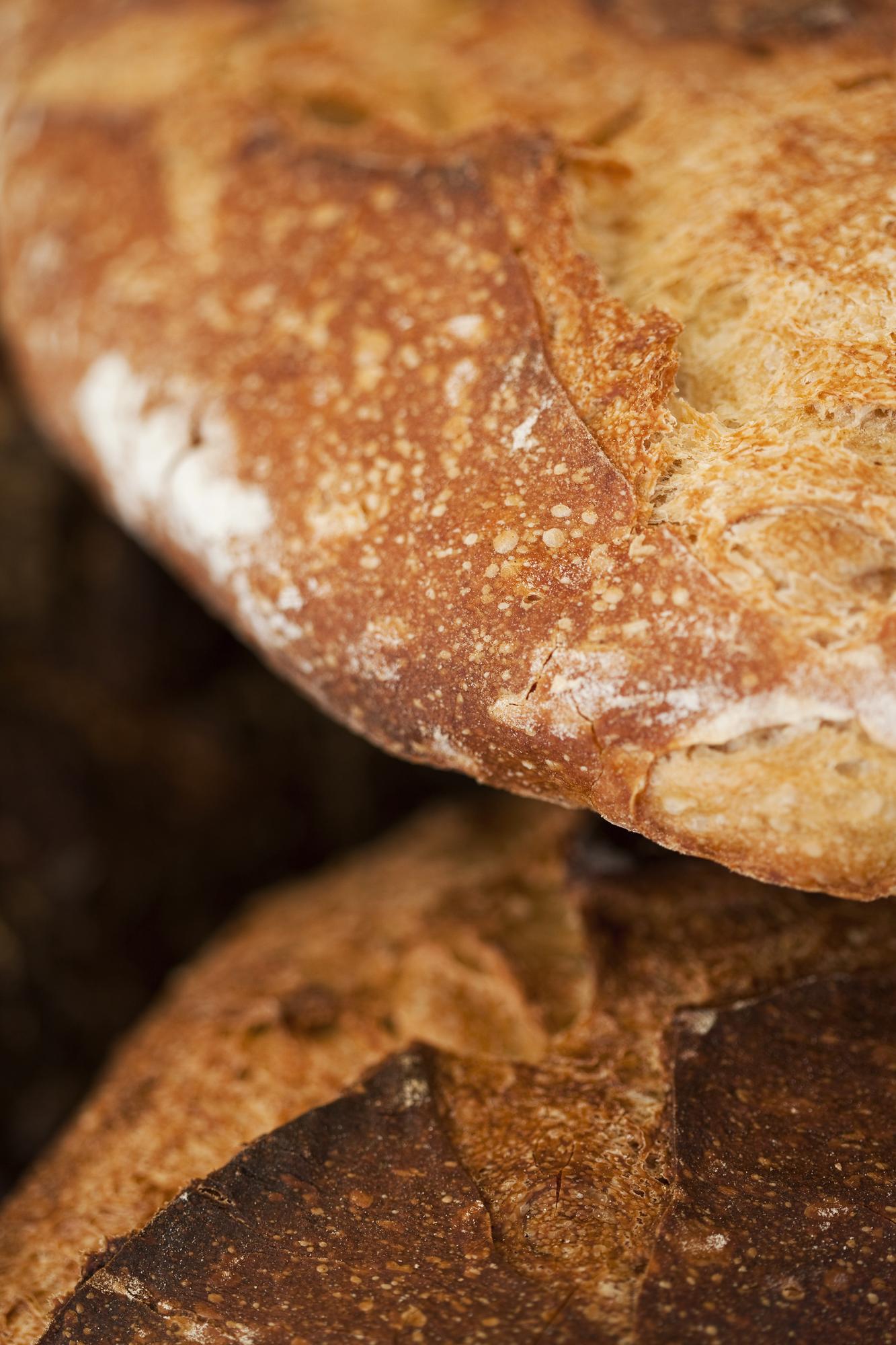 Close-up of artisanal bread